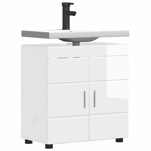 Maison Exclusive - Badrumsskåp Set TULUM Blank Vit Strålande vit