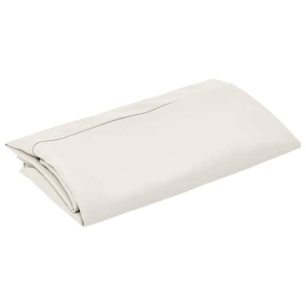 Maison Exclusive - Ersättningstyg för utomhusparasol vit 300 cm vit sand