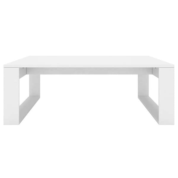 Maison Exclusive - Låg bord Vit 100x100x35 cm Ingenjörsträ