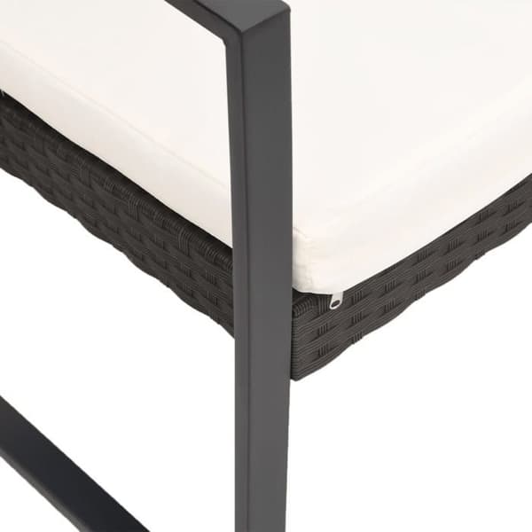 Maison Exclusive - Matstolar för trädgård, set om 2, brun konstrotting