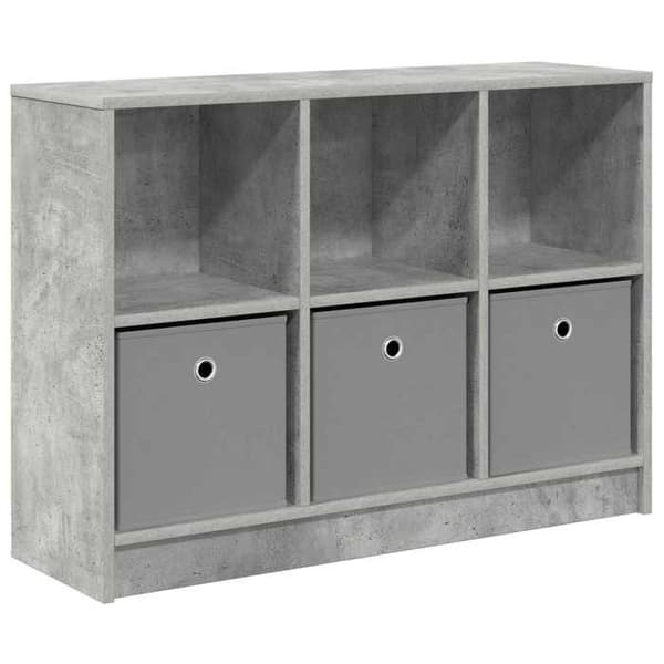 Maison Exclusive - Buffet Grå beton 88,5 x 27,5 x 63,5 cm