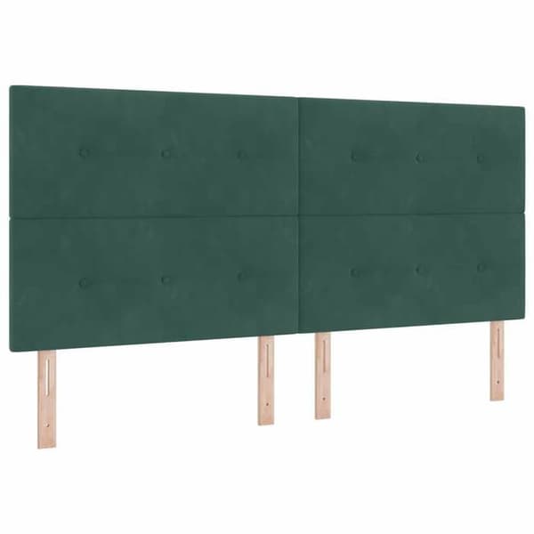 Maison Exclusive - Tummanvihreä pääty 200 cm Sametti Mörkgrön