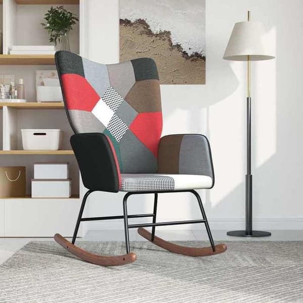 Maison Exclusive - Patchwork Tyg Gungstol
