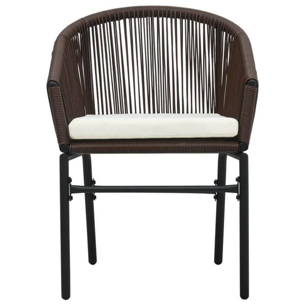 Maison Exclusive - Have spisebordssæt 5 dele Brun