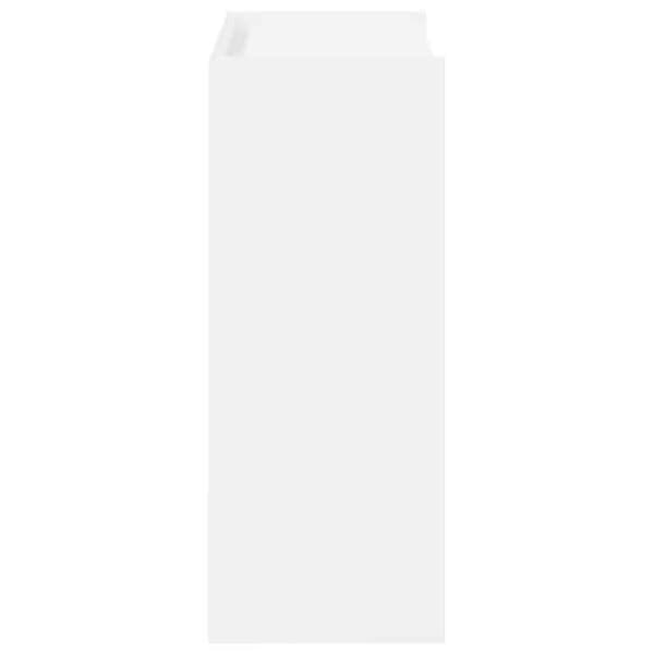 Skohylla - EXKLUSIV HEM - 60x25x62 cm - Vit - Ingenjörsträ - Väggmontering Vit