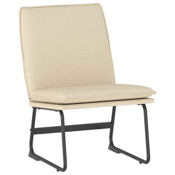 Maison Exclusive - Långfåtölj Crème 52x75x76 cm Tyg