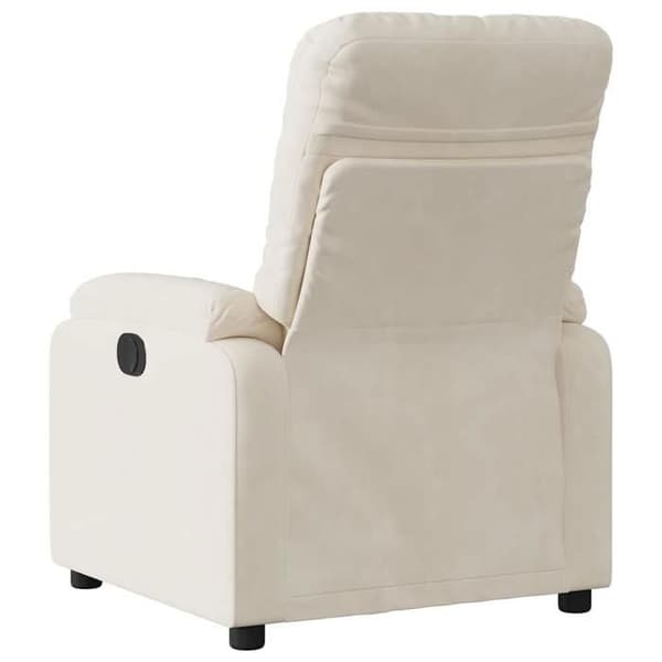 Maison Exclusive - Elektrisk hæve-sænkestol i beige mikrofiber