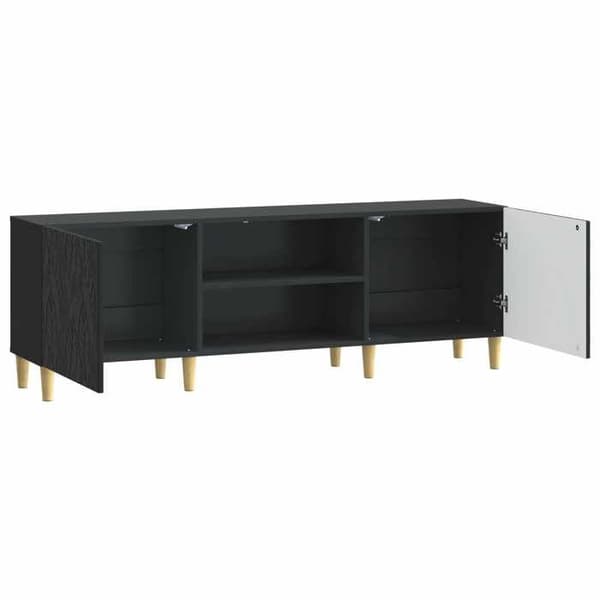 Maison Exclusive - TV-møbel 150 x 31 x 50 cm Sort Ingeniørtræ