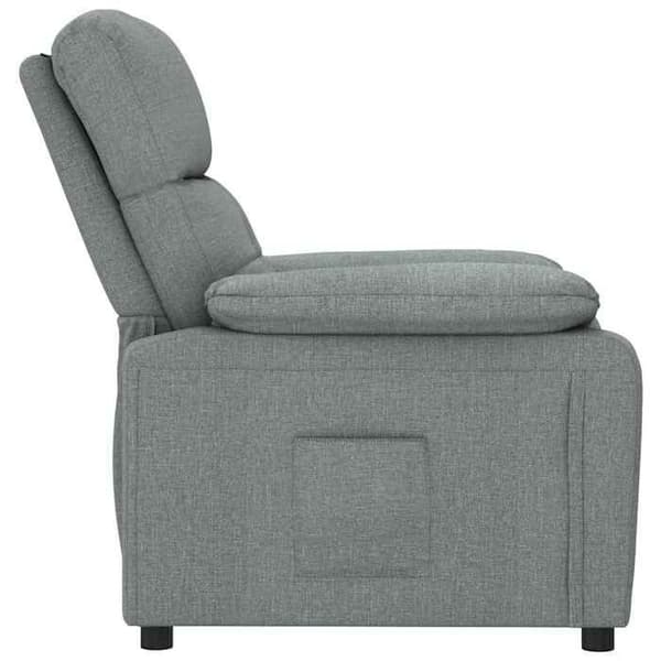Maison Exclusive - Grått tyg reclinerfåtölj