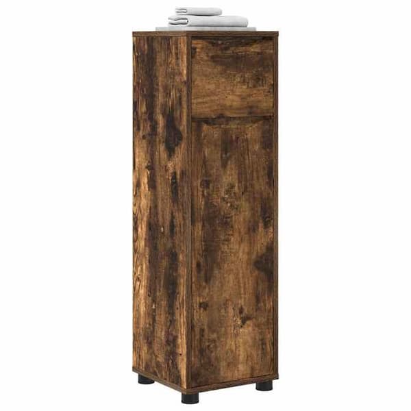 Maison Exclusive - Badeværelsesskab Røget eg 30,5 x 30 x 101 cm