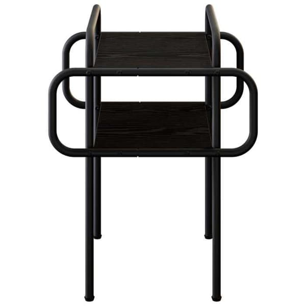 Maison Exclusive - Sofabord Eg sort 40 x 40 x 51 cm Ingeniørtræ