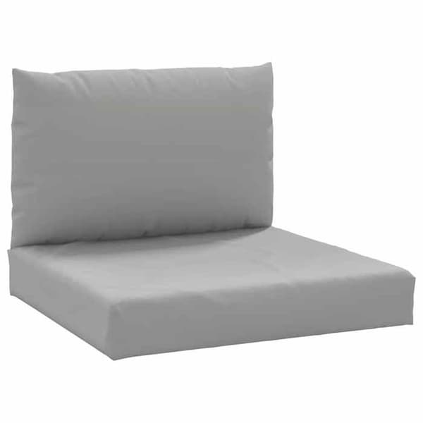 Maison Exclusive - Palettityynyt 2 kpl harmaa Oxford-kangas