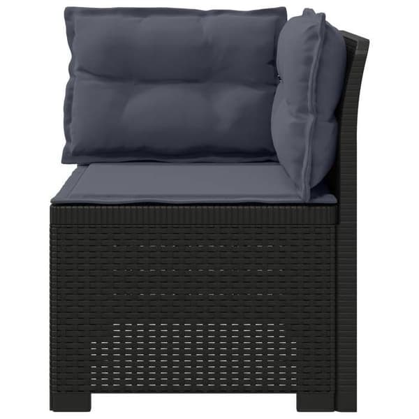 Havemøbel - EKSKLUSIVT HUS - 1 plads - Polypropylen look rattan - Antracit - UV-resistent antracit