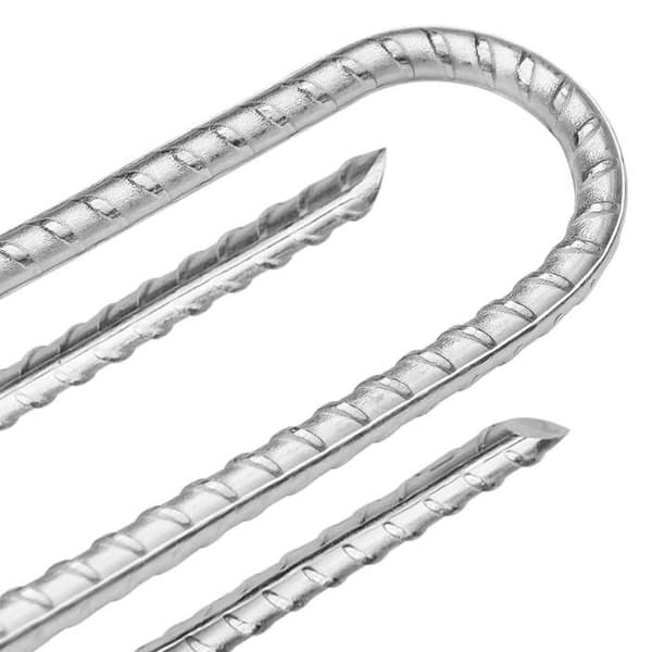 Maison Exclusive - Teltstænger 6 stk i U-form 30 cm Ø7mm galvaniseret stål