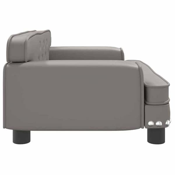 Maison Exclusive - Hundsäng grå 70x45x30 cm i konstläder grå