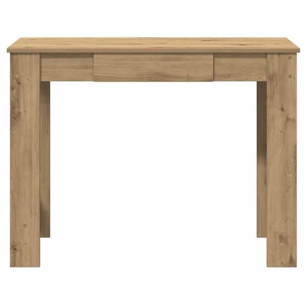 Maison Exclusive - Håndlavet egetræskontor 100x45x75 cm ingeniørtræ Ek
