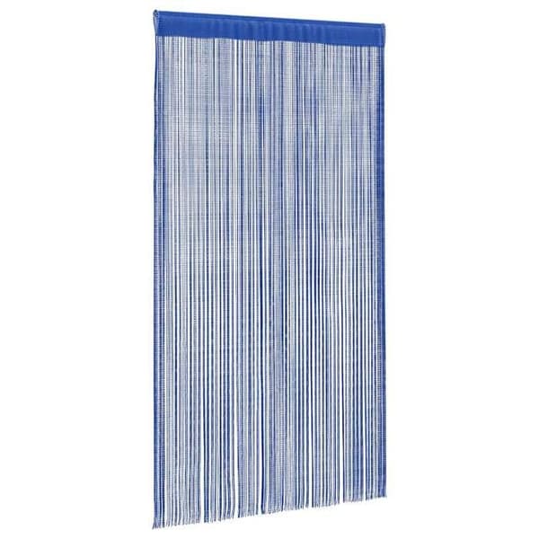 Gardiner i tråd - Eksklusivt hus - 100 x 250 cm - Blå - 100% polyester Blå