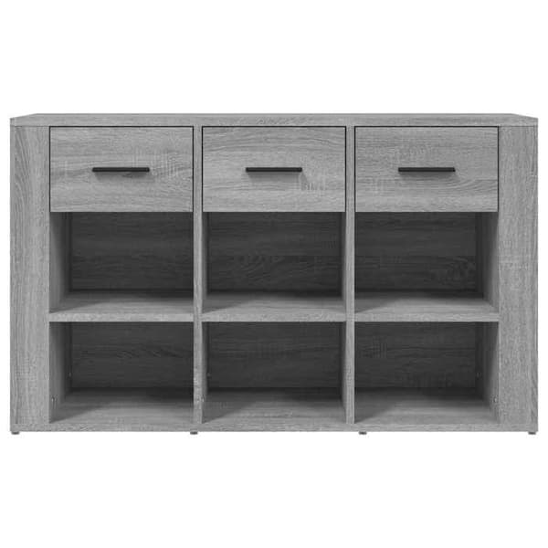 Maison Exclusive - Buffet Sonoma grå 100x30x59,5 cm Ingenjörsträ Sonoma grå