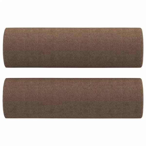 Maison Exclusive - Sæt af 2 sofaer med brune stofpuder