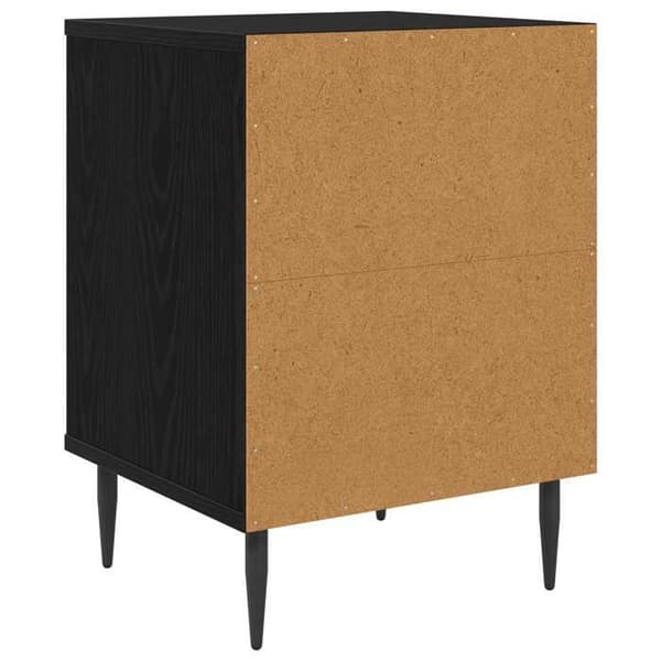 Maison Exclusive - Natbord GELEEN Sort eg 36 x 33 x 51 cm