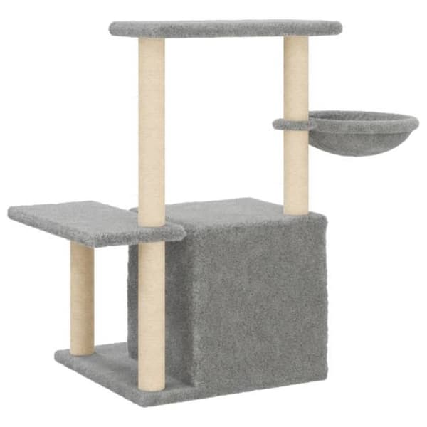 Maison Exclusive - Kattekradsetræ med sisal kløer Lys grå 83 cm Ljusgrått