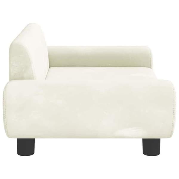 Maison Exclusive - Koiran sänky, kerma 70x45x33 cm sametti Grädde