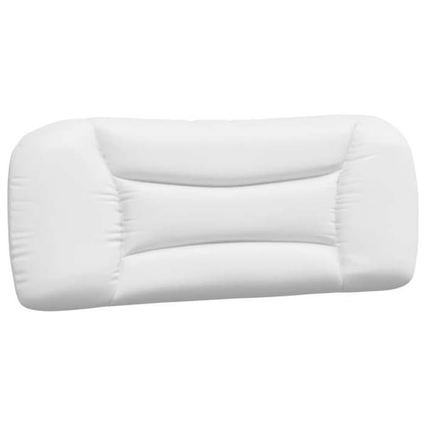 Maison Exclusive - Huvudgavelkudde Hvar vit 100 cm konstläder Vit