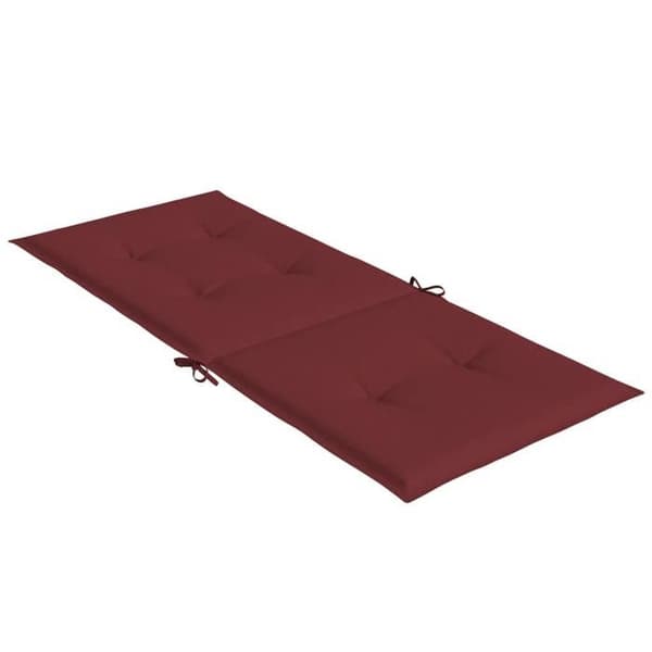 Maison Exclusive - Kuddar för stolar med hög rygg, 2-pack, blandad bordeauxröd