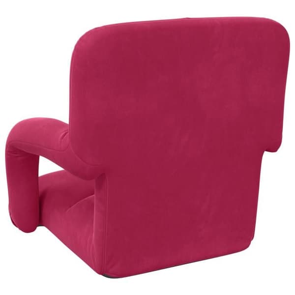 Maison Exclusive - Justerbar gulvstol Bordeaux Velour