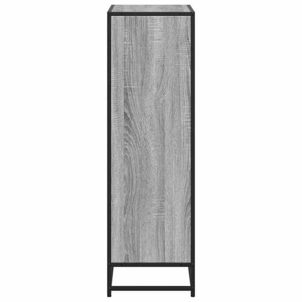 Maison Exclusive - Sonoma grå bibliotek 65,5x33x107,5 cm ingeniørtræ