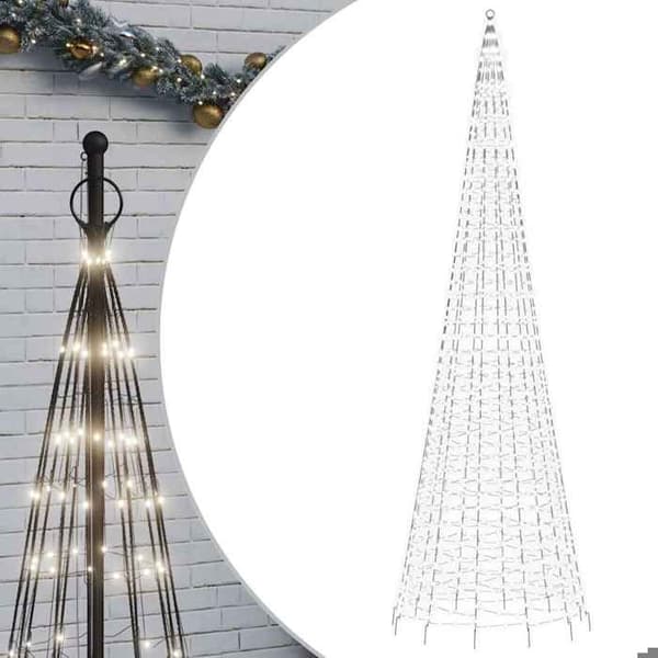 Maison Exclusive - LED-julgran 1534 LED vit 500 cm