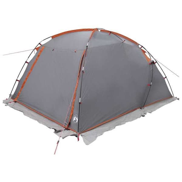 Maison Exclusive - Tunneliteltta Harmaa ja oranssi 361 x 235 x 152 cm