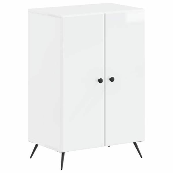 Maison Exclusive - Skåp för skor BREDA 59,5 x 39,5 x 90 cm Blank vit