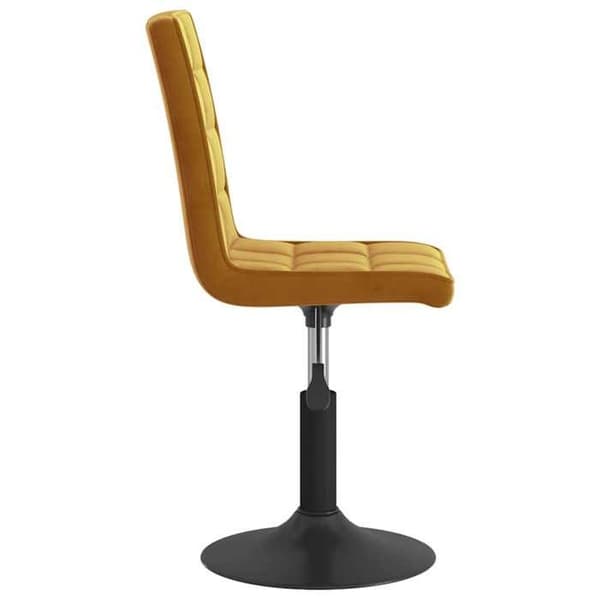 Maison Exclusive - Snurrande matstolar set om 6 i brun sammet