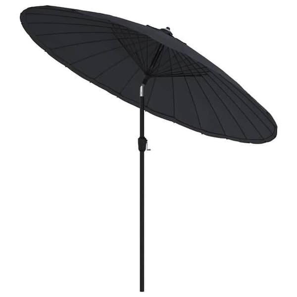 Maison Exclusive - Udendørs parasol med aluminiumsstang 250 cm sort