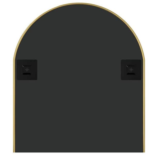 Maison Exclusive - Guldväggspegel 100x45 cm Oval