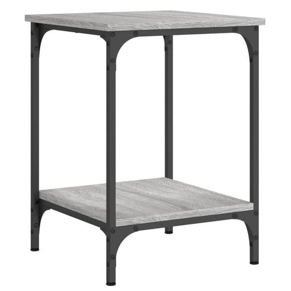 Maison Exclusive - Sofabord sonoma grå 40x40x55 cm ingeniørtræ Sonoma grå