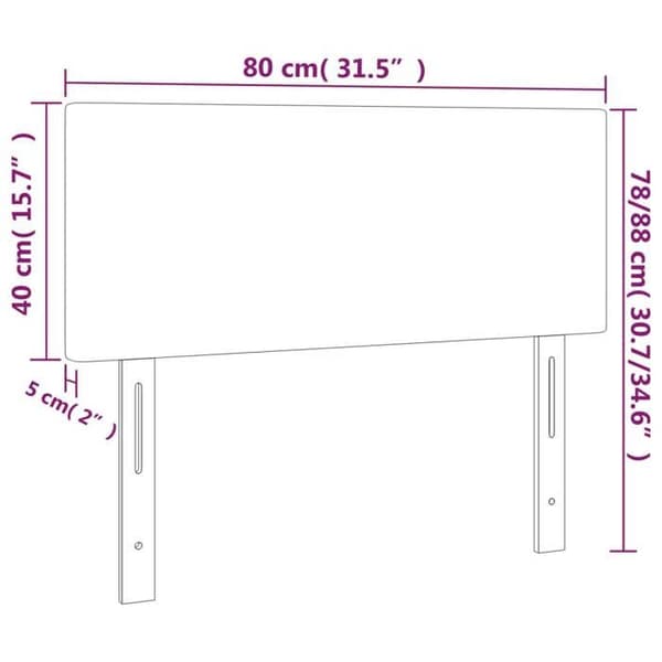 Maison Exclusive - LED-päätyharso Vaaleanharmaa 80x5x78/88 cm Sametti ljusgrått