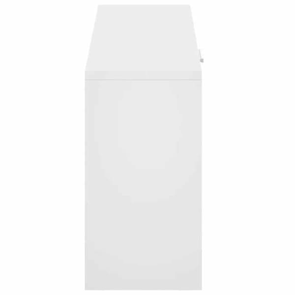 Maison Exclusive - Kengäteline 80x24x45 cm Valkoinen Vit