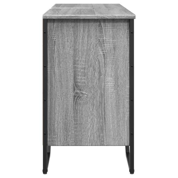 Maison Exclusive - Badeværelsesvaskeskab Sonoma grå 91x35x60 cm