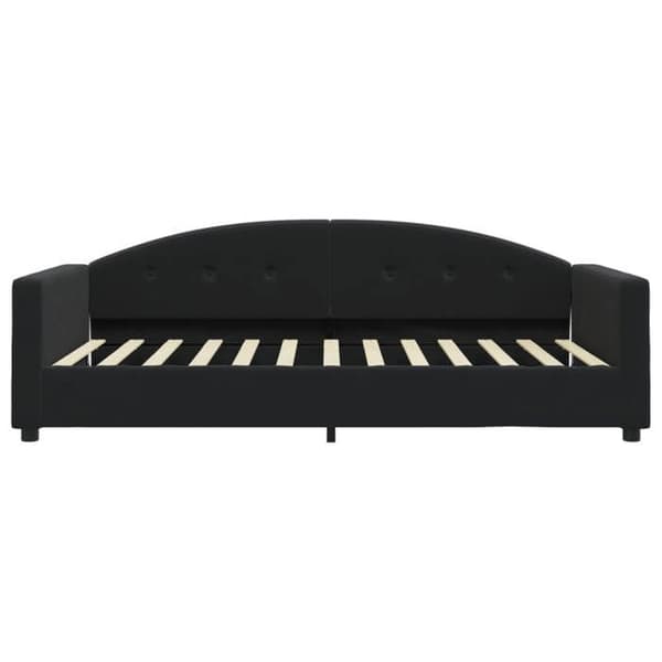 Maison Exclusive - Musta 100x200 cm samettinen levähdyspeti ilman patjaa