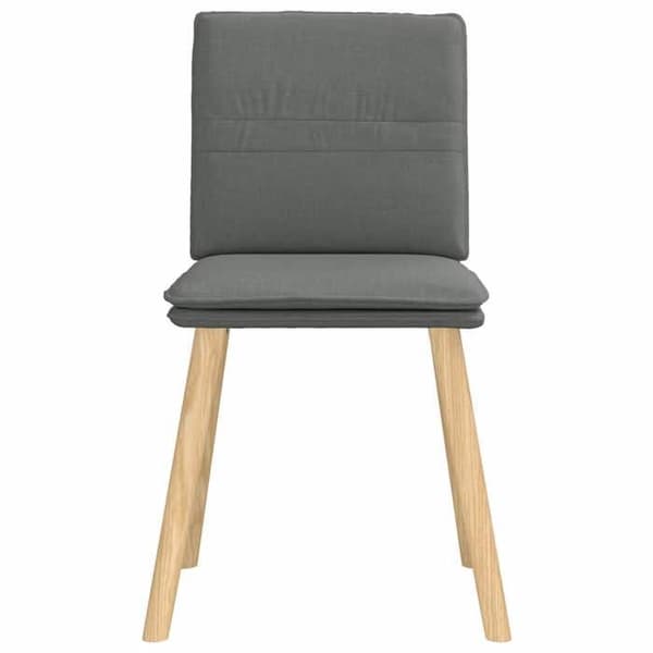 Maison Exclusive - 4 tummanharmaata kangasruokatuolin setti