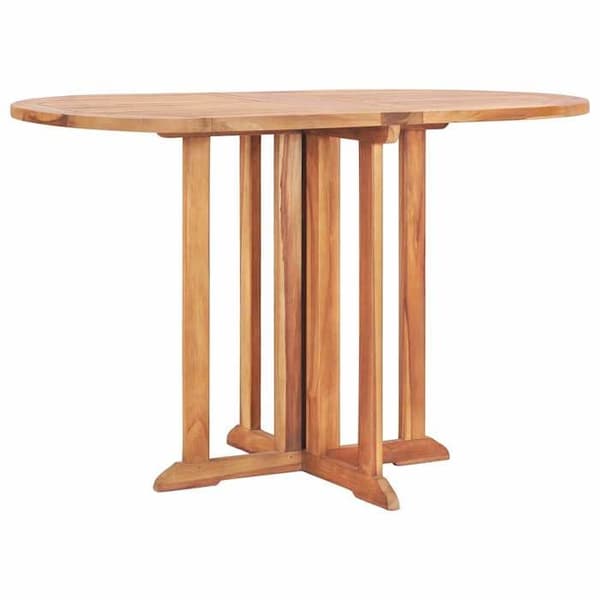 Maison Exclusive - Fällbord för trädgård fjäril 120x70x75 cm Solid teakträ