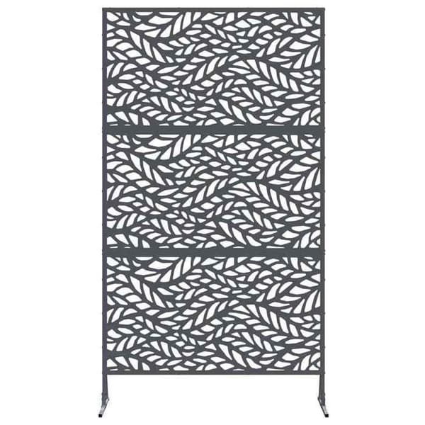 Maison Exclusive - Integritetsskärm 100 x 50 x 180 cm Stål Antracit antracit