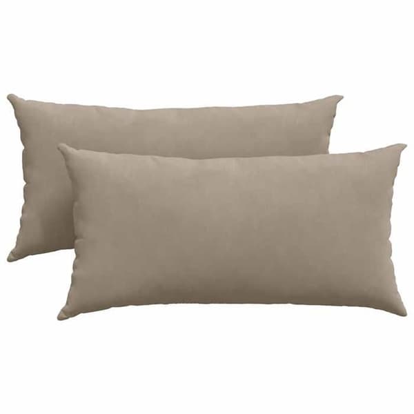 Soffkuddar - EXKLUSIVT HEM - Paket 2 - 80 x 40 cm - Taupe - Avtagbar polyester Mol