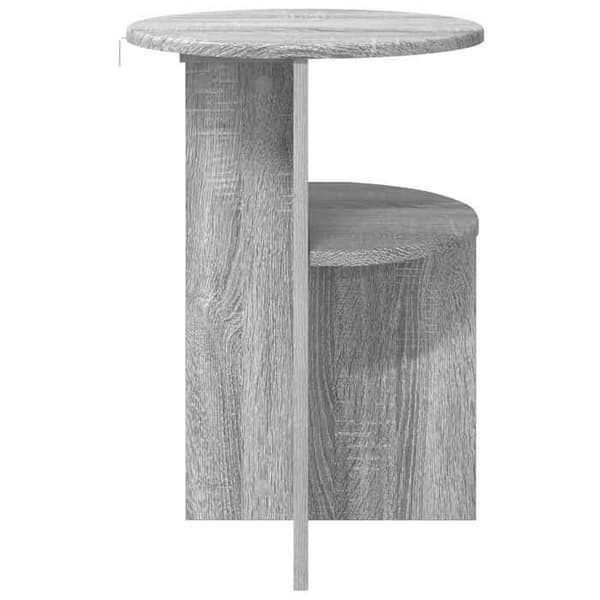 Sidobord - MAISON EXCLUSIVE - Modern - Sonoma grå - Ingenjörsträ - Ø 39,5 x 55 cm Sonoma grå