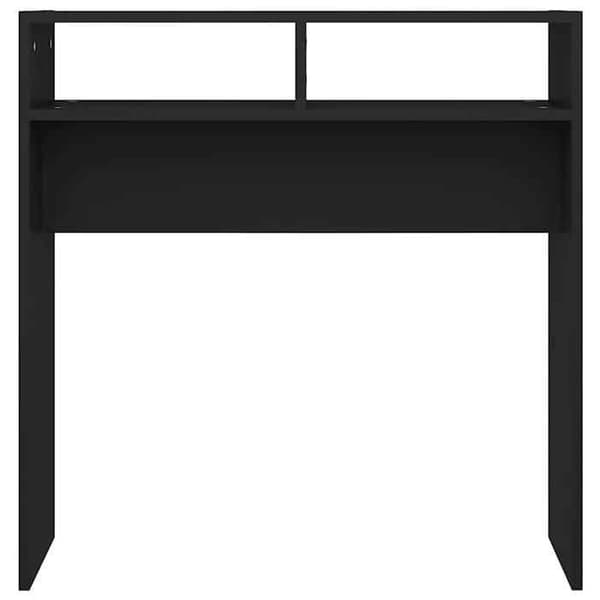 Bordkonsol - MAISON EXCLUSIVE - 78x30x80 cm - Sort - Ingeniørtræ - Rektangulær Svart