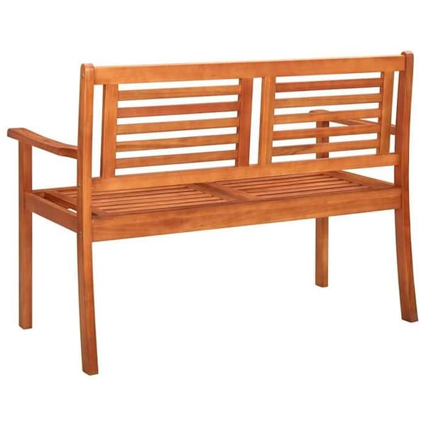 Havemøbel - EKSKLUSIV HUS - 120 cm - 2 pladser - Eucalyptus træ - Pude inkluderet