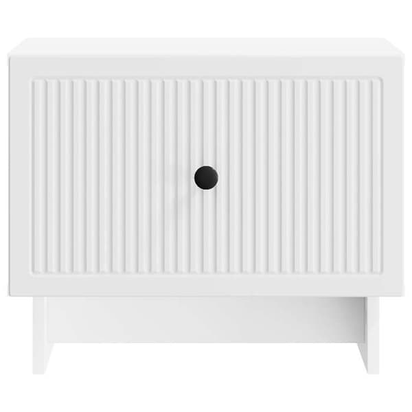 Soffbord - EXKLUSIV HEM - Rektangulär - Inbyggd låda - Ingenjörsträ - 49x50x40 cm Vit