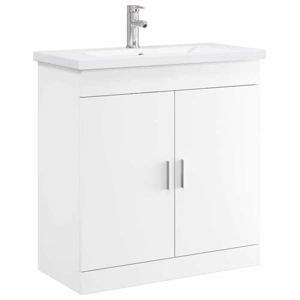 Maison Exclusive - Badeværelsesmøbel sæt Hvid 81 x 40 x 84,5 cm